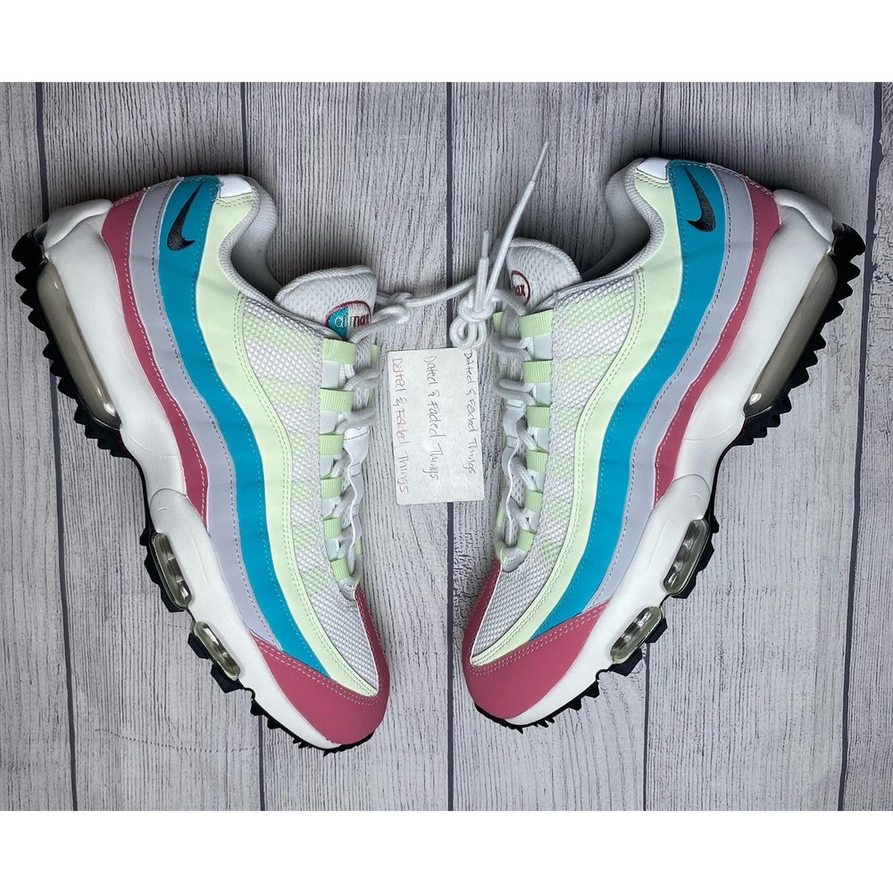 *NEW Men Size 11 Nike Air Max 95 G Golf Peony Volt Tint Dusty Cactus HV4696-600
